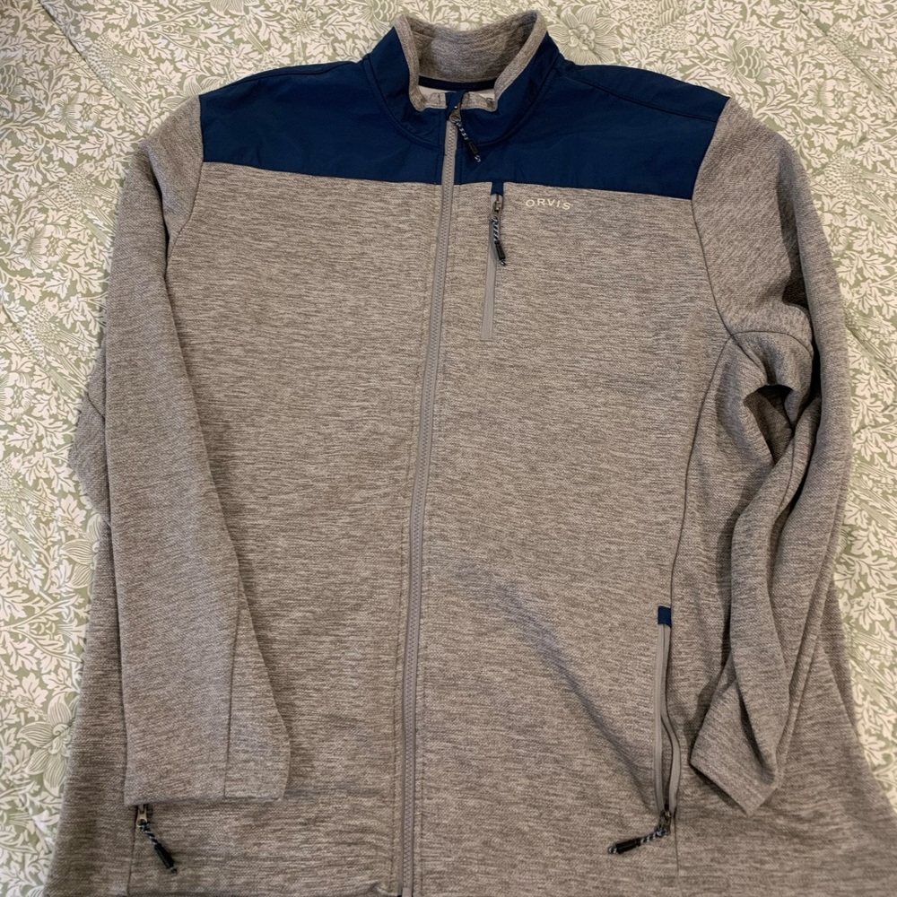 Mens 2XL Orvis Zip Jacket
